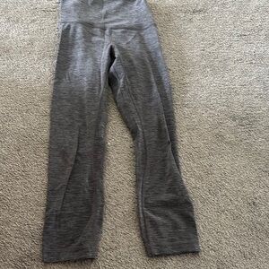 Lululemon Athletica Gray High-Waisted Leggings